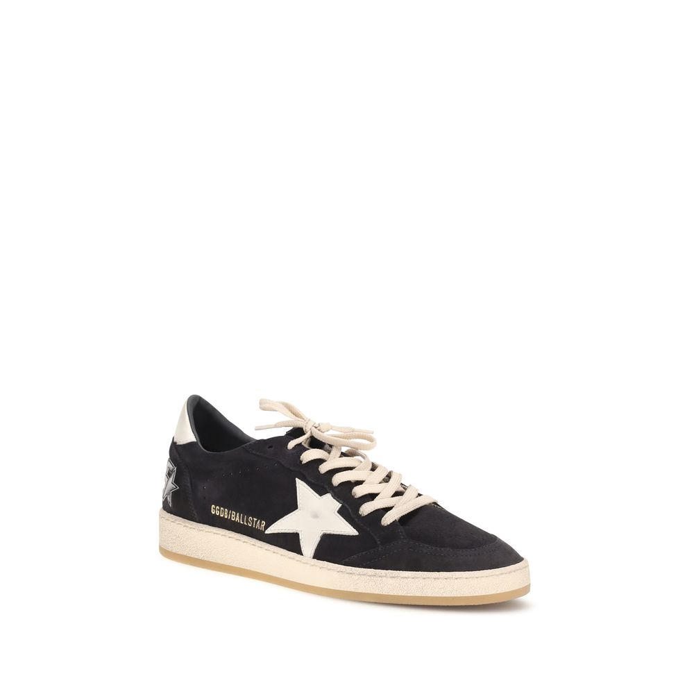 Golden Goose Black Calf Leather Bos Taurus Athletic Sneakers | Regal Royce