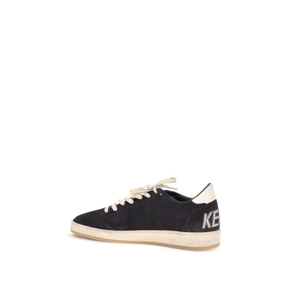 Golden Goose Black Calf Leather Bos Taurus Athletic Sneakers | Regal Royce