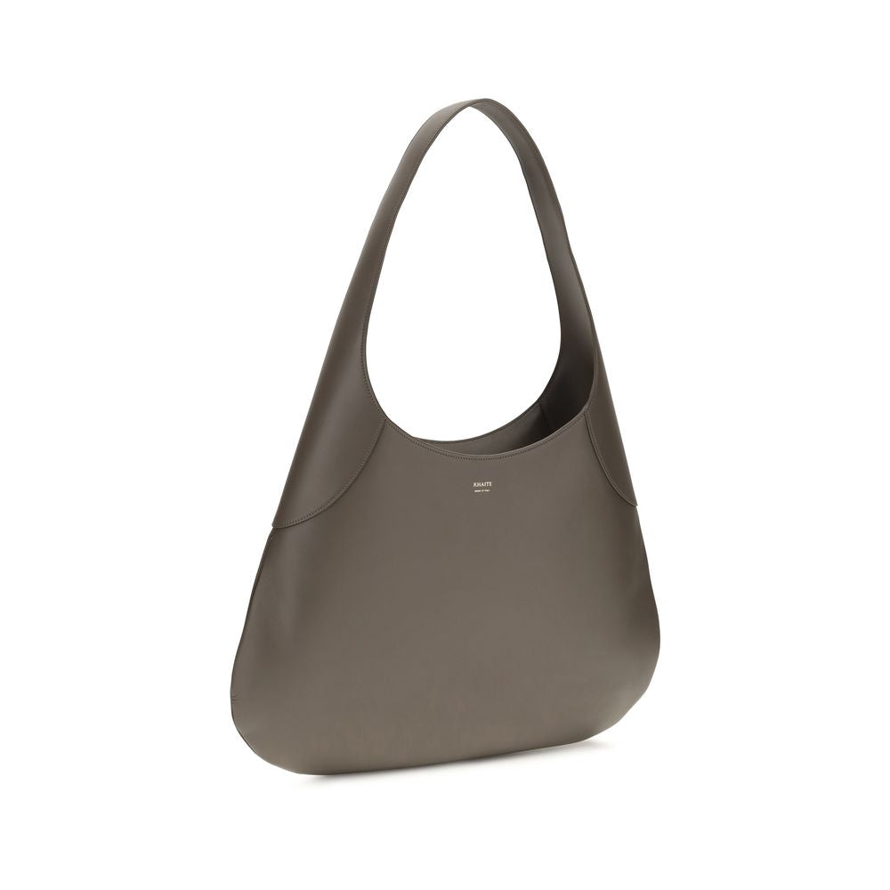 Khaite Gray Calf Leather Bos Taurus Handbag | Regal Royce