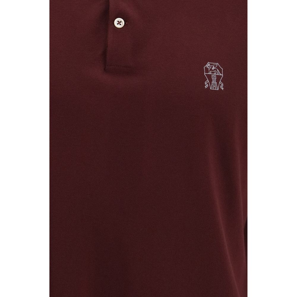 Brunello Cucinelli Bordeaux Cotton Shirt | Regal Royce