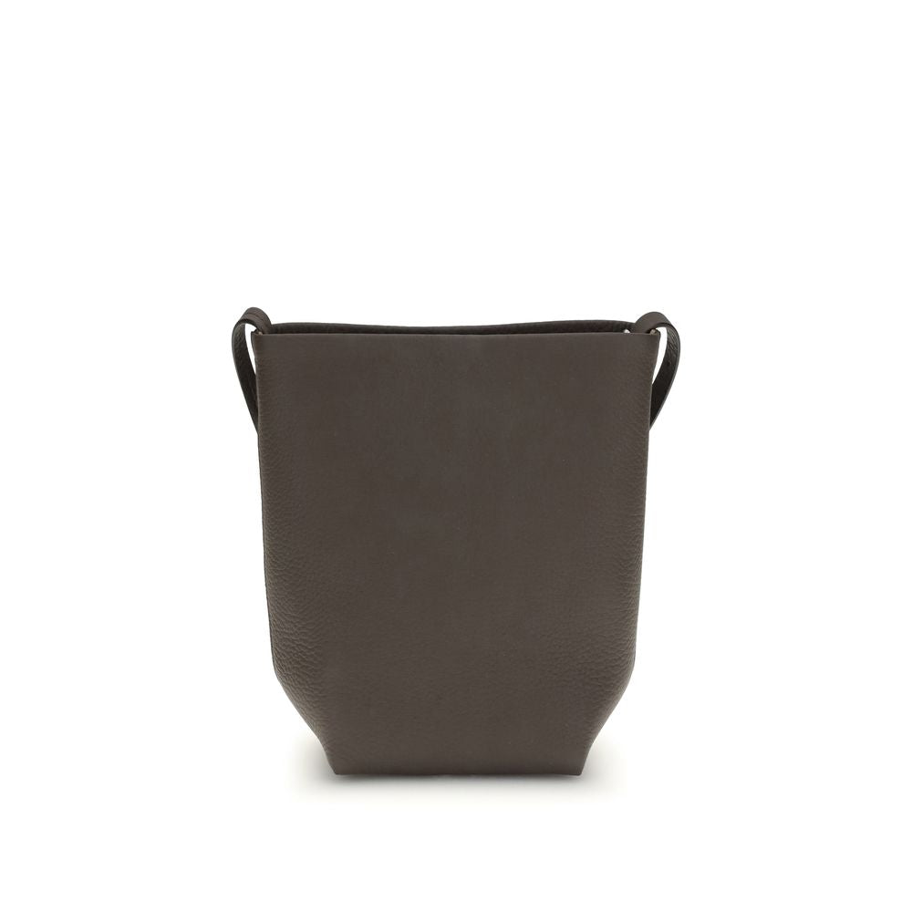 The Row Brown Calf Leather Bos Taurus Shoulder Bag | Regal Royce