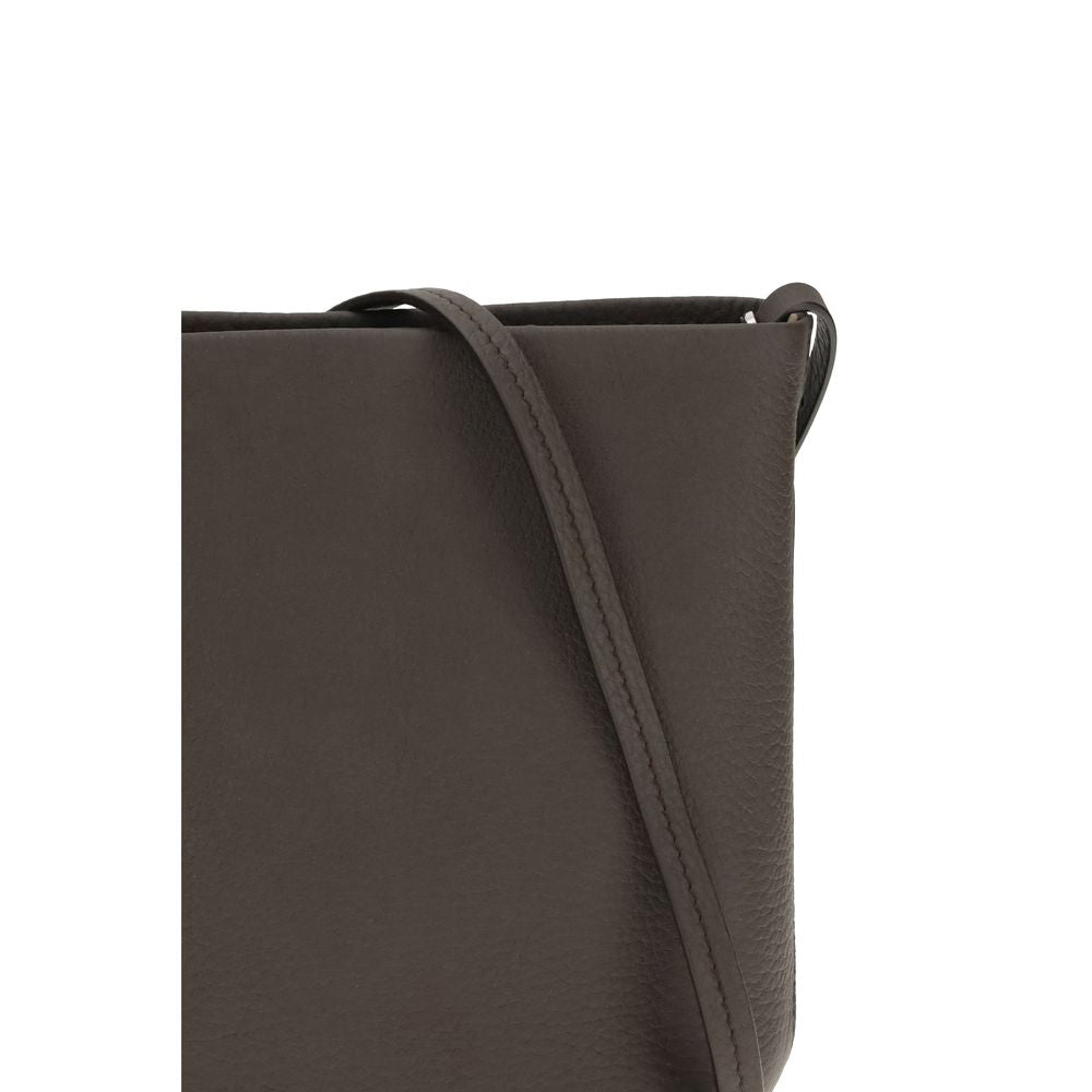 The Row Brown Calf Leather Bos Taurus Shoulder Bag | Regal Royce