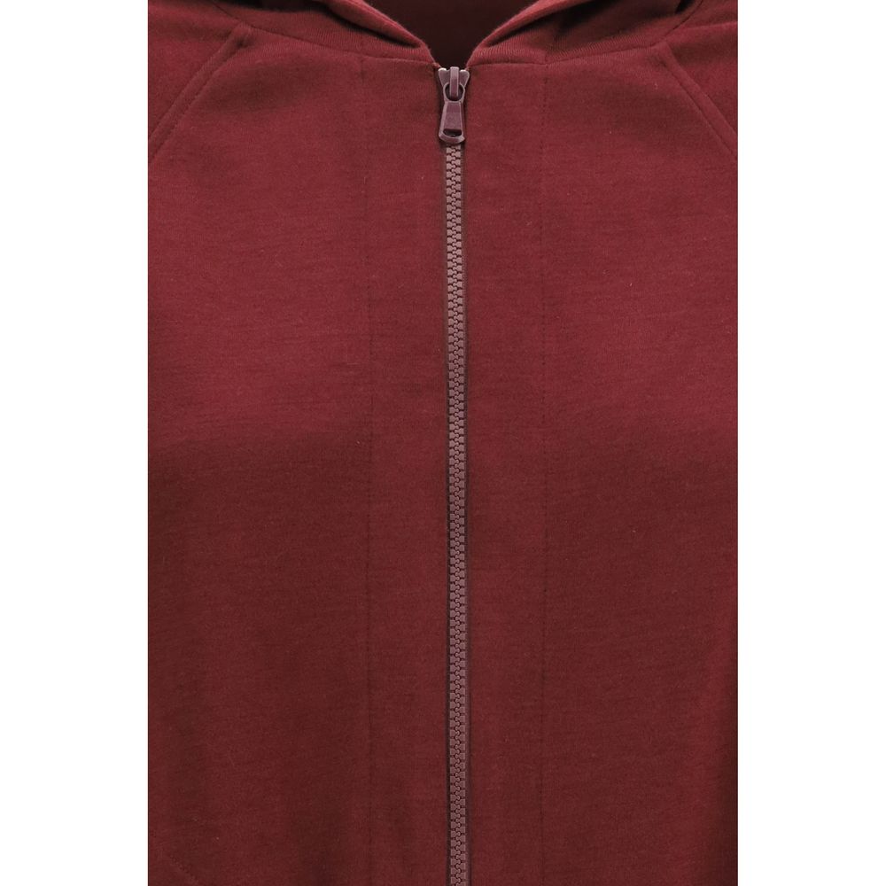 Brunello Cucinelli Bordeaux Cotton Sweatshirt | Regal Royce