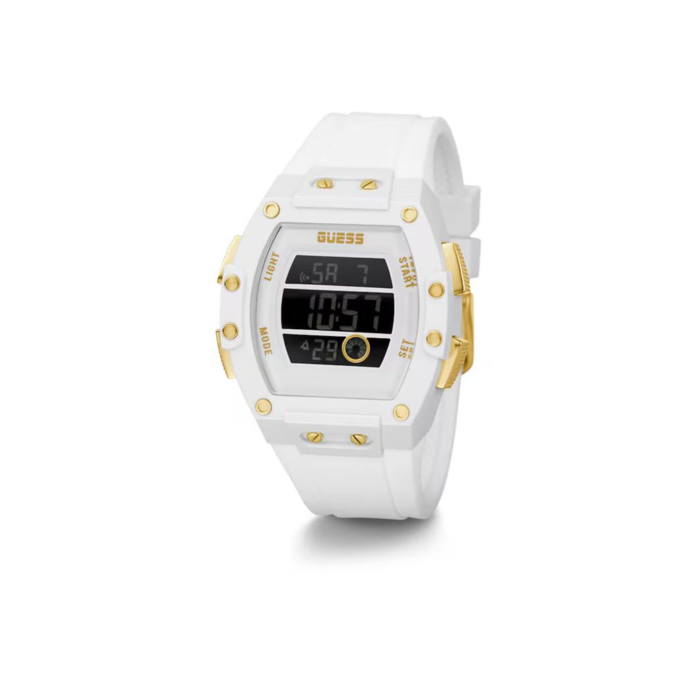 Guess White Synthetic Digital Watch | Regal Royce