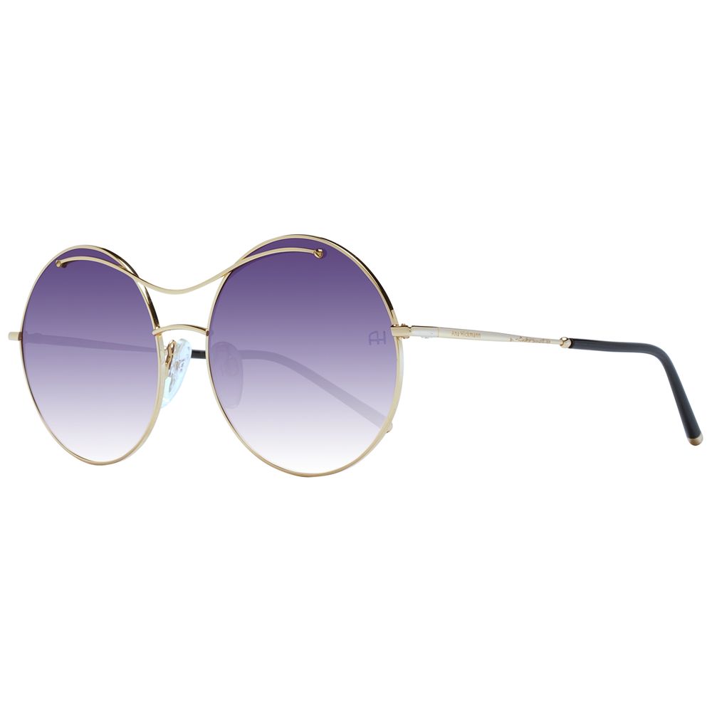 Ana Hickmann Gold Metal Sunglasses | Regal Royce