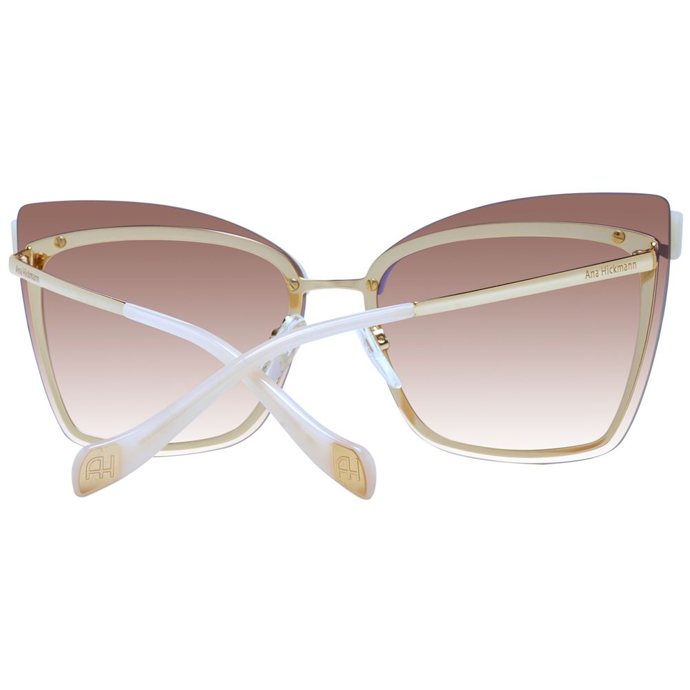 Ana Hickmann Beige Metal Sunglasses | Regal Royce