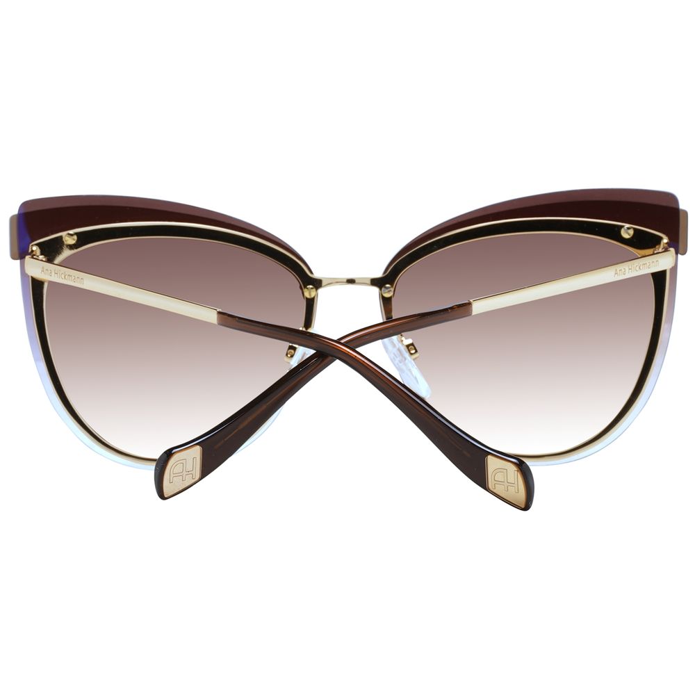 Ana Hickmann Brown Metal Sunglasses | Regal Royce