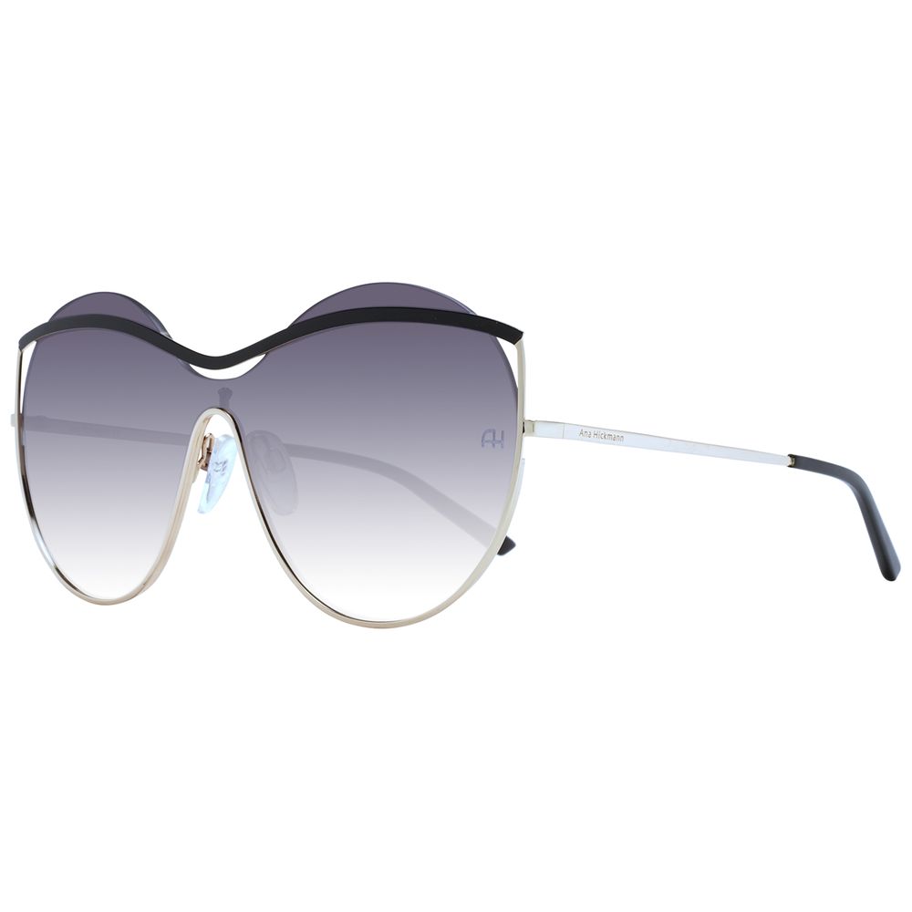 Ana Hickmann Black Metal Sunglasses | Regal Royce