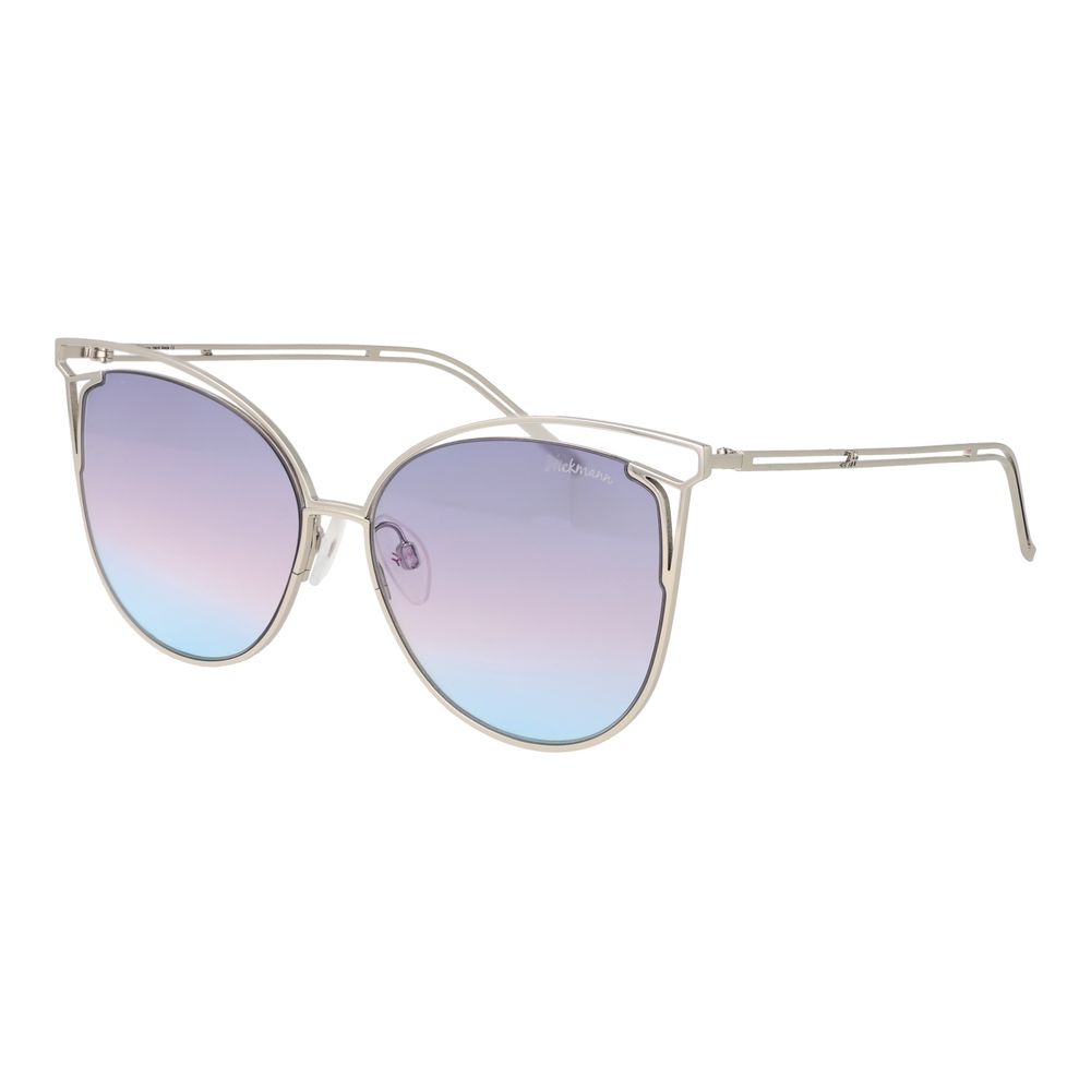 Ana Hickmann Gray Metal Sunglasses
