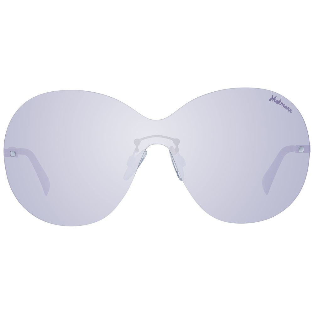 Ana Hickmann Gray Metal Sunglasses