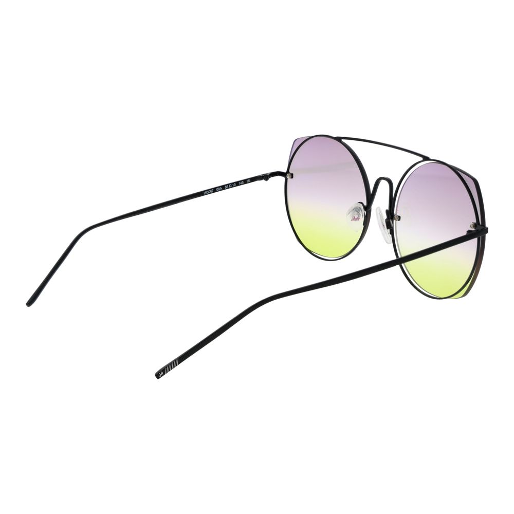 Ana Hickmann Black Metal Sunglasses | Regal Royce
