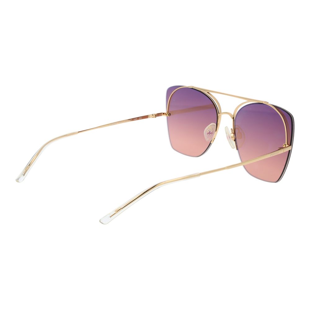 Ana Hickmann Gold Metal Sunglasses