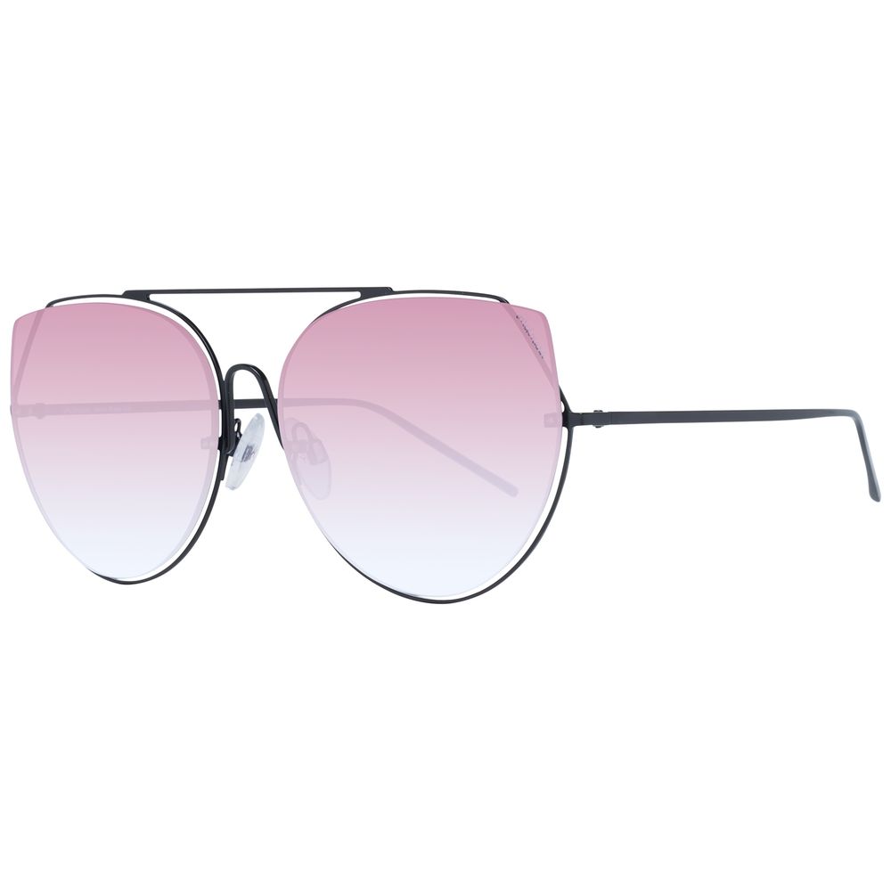 Ana Hickmann Black Metal Sunglasses