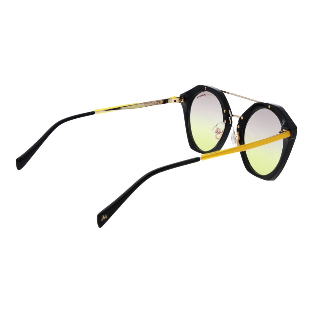 Ana Hickmann Black Metal Sunglasses | Regal Royce