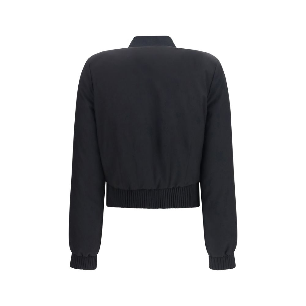 Alexander McQueen Black Polyester Bomber | Regal Royce