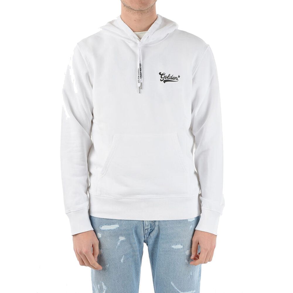 Golden Goose White Cotton Sweatshirt | Regal Royce