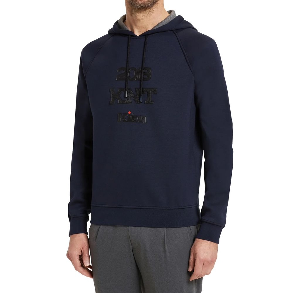 KNT KITON Blue Elastane Sweatshirt | Regal Royce
