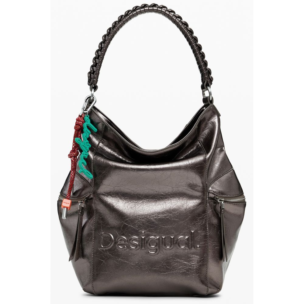 Desigual Bronze Polyethylene Women Backpack | Regal Royce
