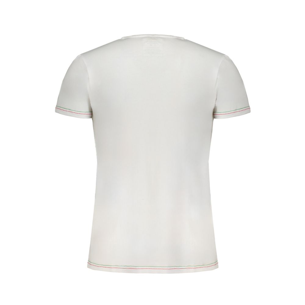 Aeronautica Militare Bianco Cotton Mens T-Shirt | Regal Royce