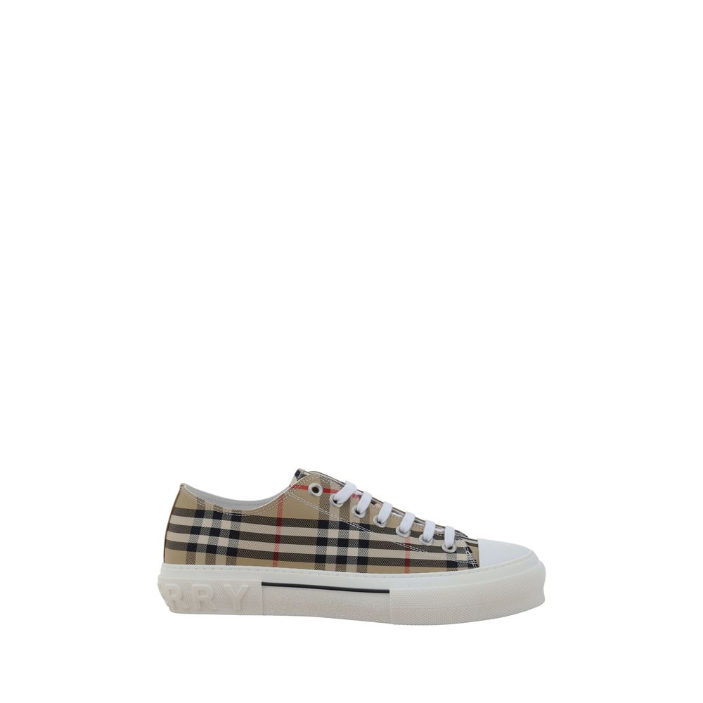 Burberry Brown Cotton Low Top Sneakers | Regal Royce