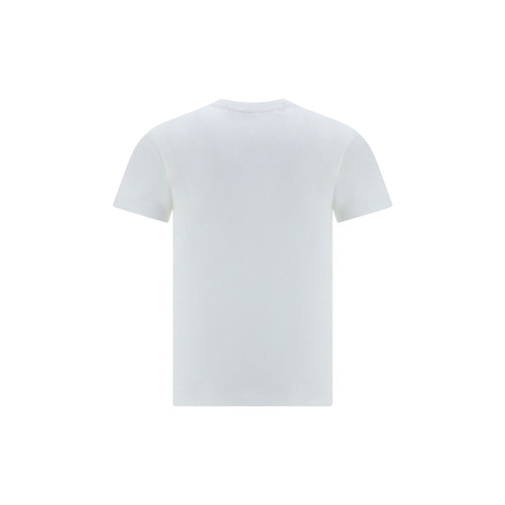Comme Des Garçons Play White Cotton T-Shirt | Regal Royce