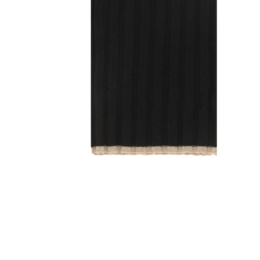 Brunello Cucinelli Black Cashmere Scarf | Regal Royce