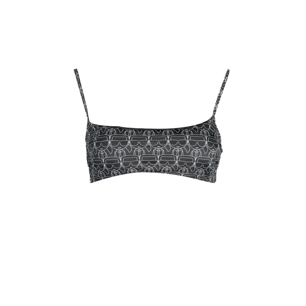 Karl Lagerfeld Black Polyester Women's Swimsuit | Regal Royce