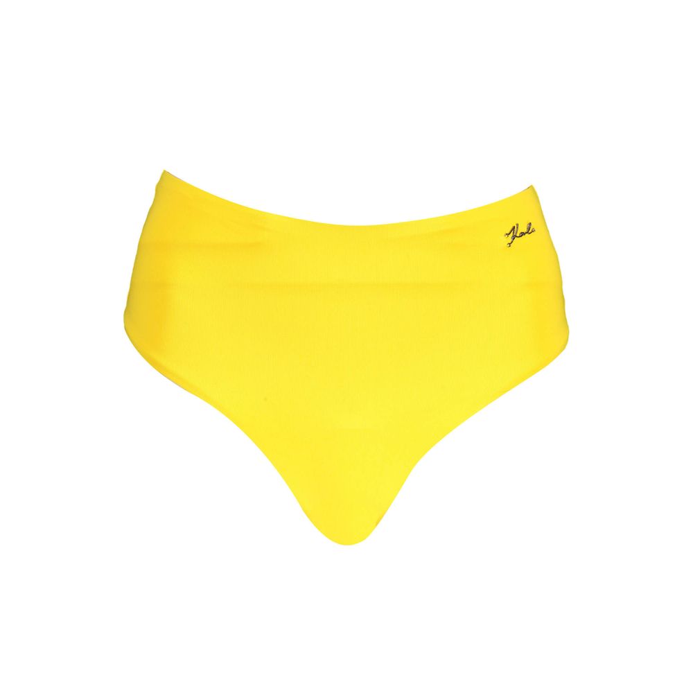 Karl Lagerfeld Yellow Polyamide Women's Swim Brief | Regal Royce