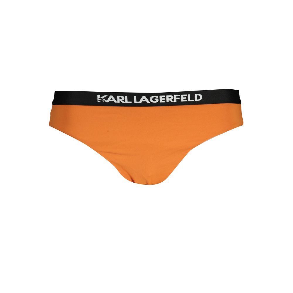 Karl Lagerfeld Arancione Poliammide Woman Swim Brief | Regal Royce