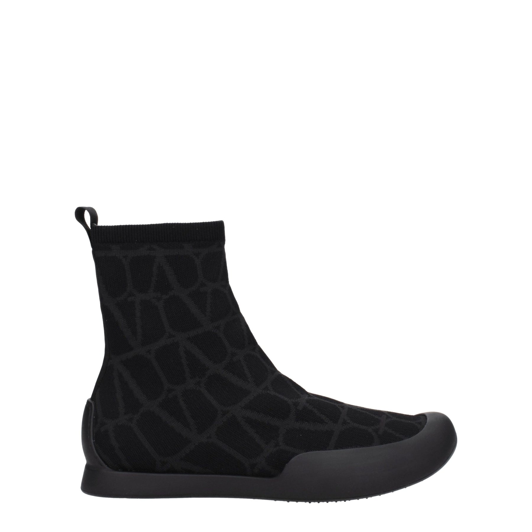Valentino Garavani Black Fabric High Top Sneakers | Regal Royce