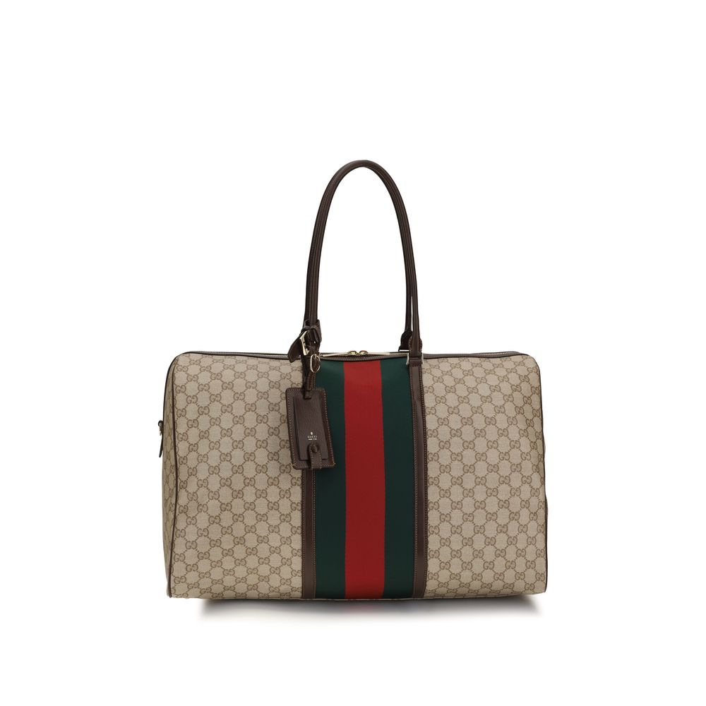 Gucci Beige Cotton Shoulder Bag | Regal Royce