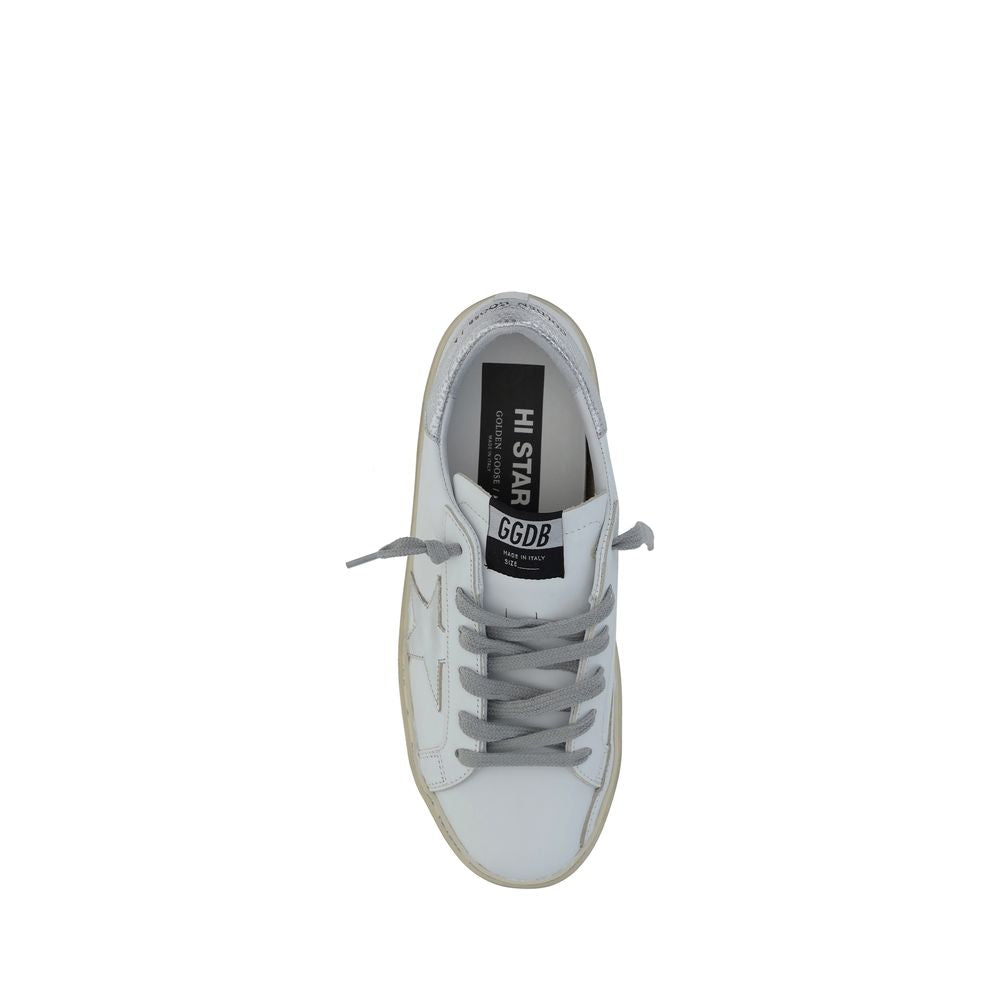 Golden Goose White Calf Leather Bos Taurus Low Top Sneakers | Regal Royce