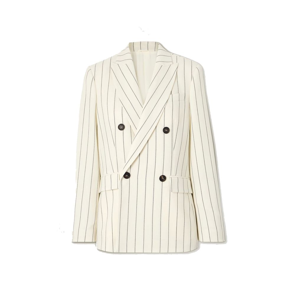Brunello Cucinelli White Wool Blazer | Regal Royce