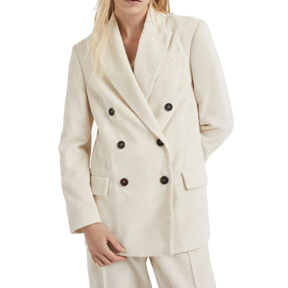 Brunello Cucinelli White Cotton Blazer | Regal Royce