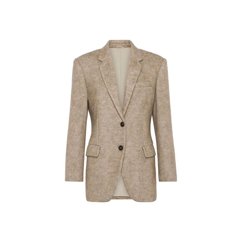 Brunello Cucinelli Beige Cashmere Blazer | Regal Royce