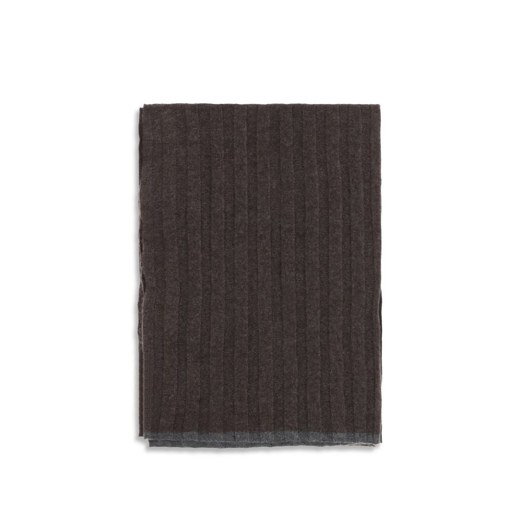 Brunello Cucinelli Brown Cashmere Scarf | Regal Royce