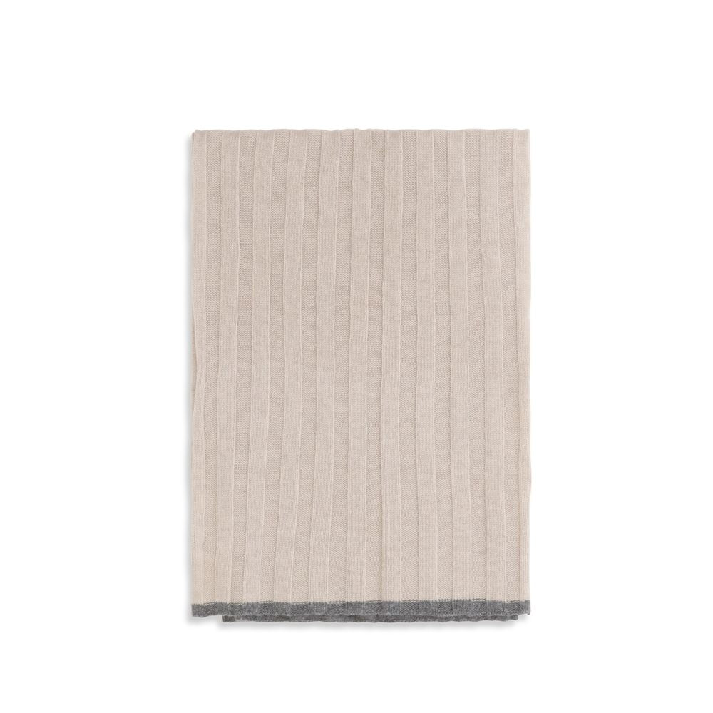 Brunello Cucinelli Beige Cashmere Scarf | Regal Royce