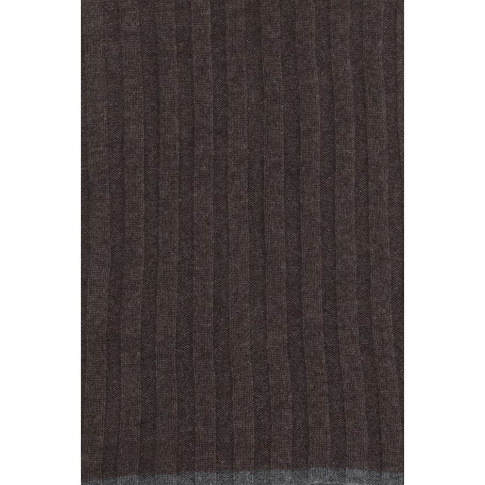 Brunello Cucinelli Brown Cashmere Scarf | Regal Royce