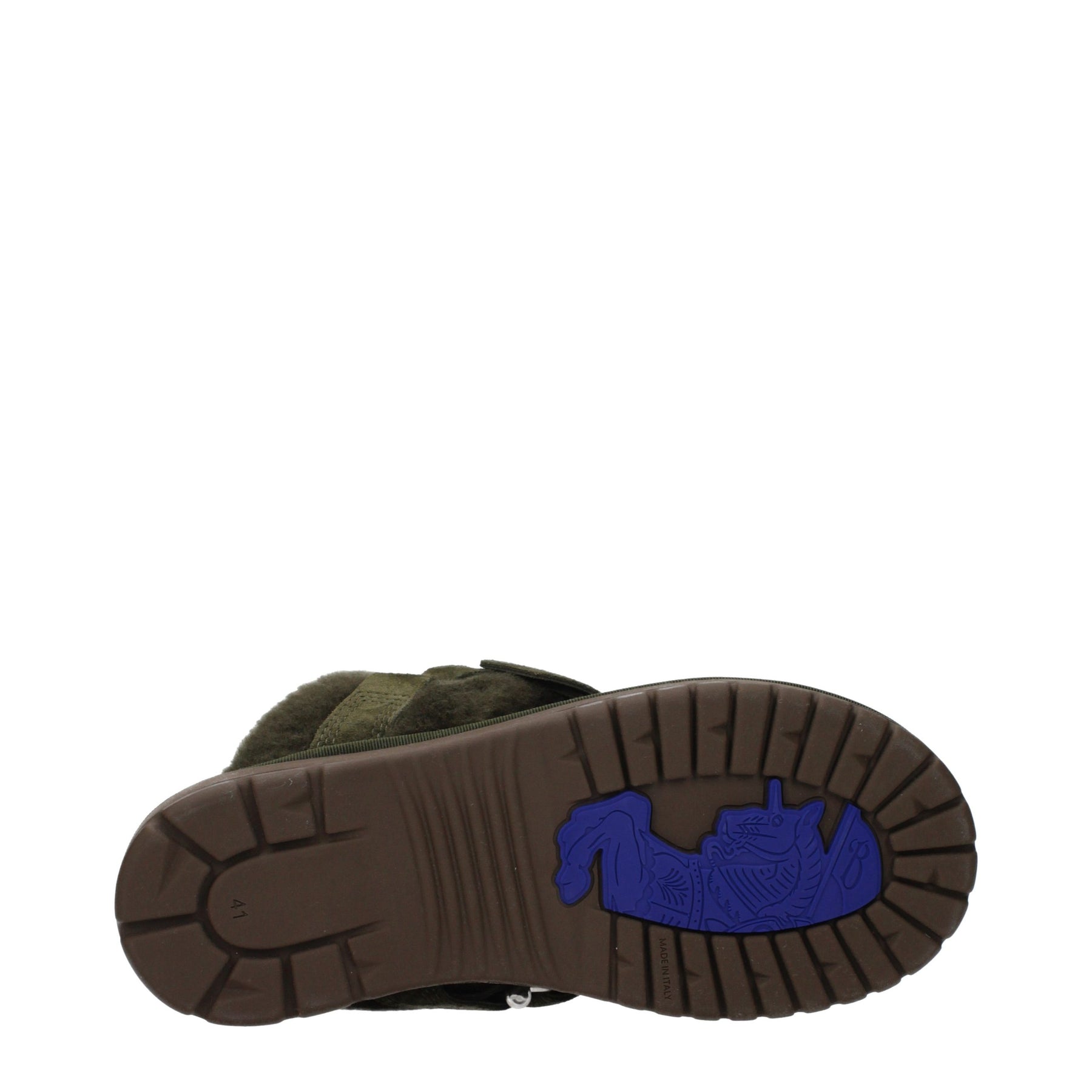 Burberry Green Leather Slippers | Regal Royce
