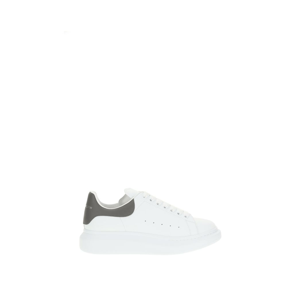 Alexander McQueen White Calf Leather Bos Taurus Platform Sneakers | Regal Royce