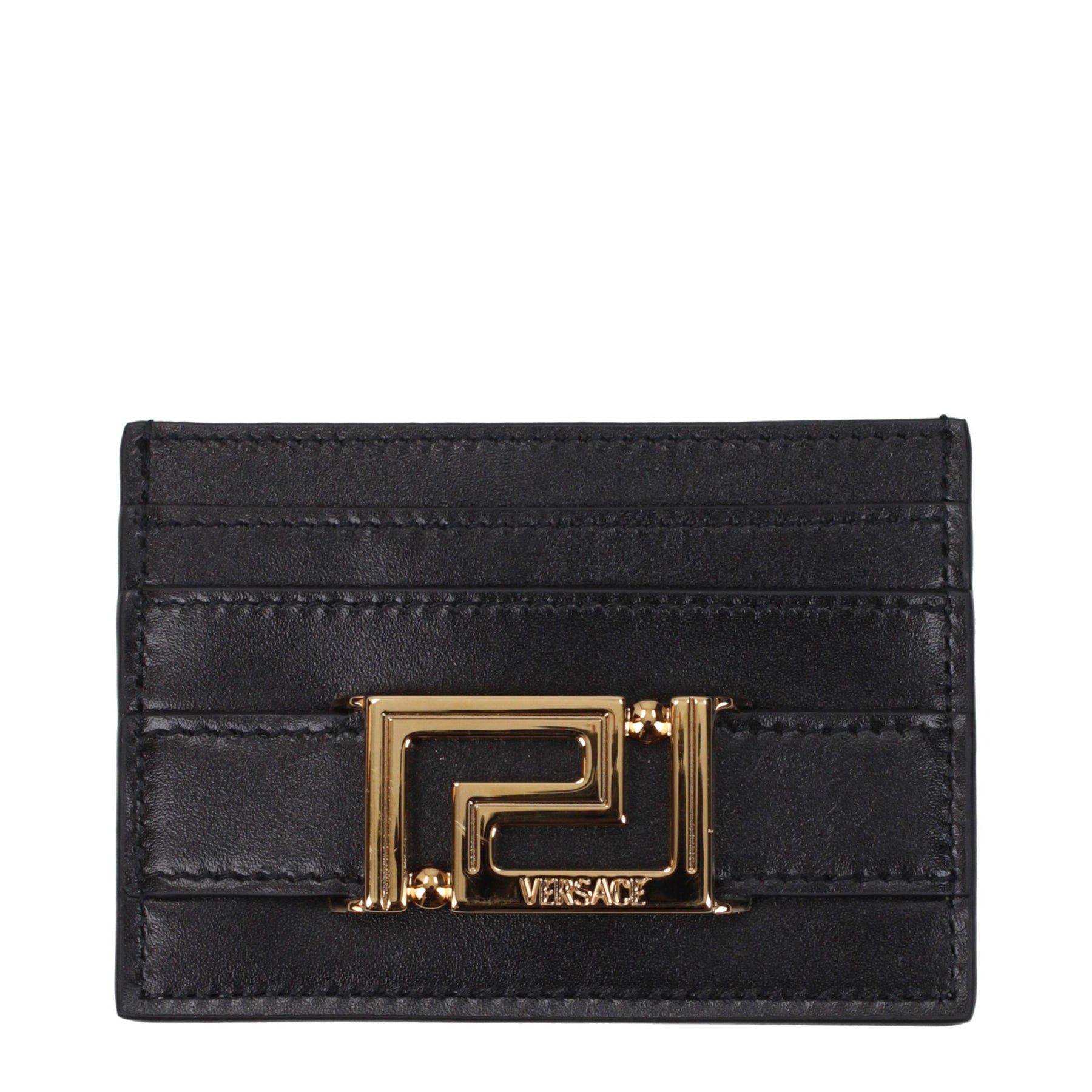 Versace Black Leather Cardholder | Regal Royce