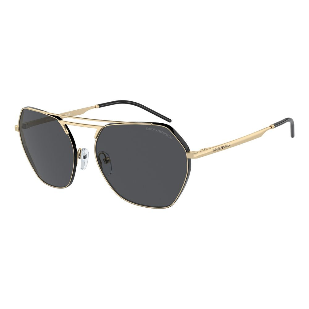 Emporio Armani Gold Metal Sunglasses