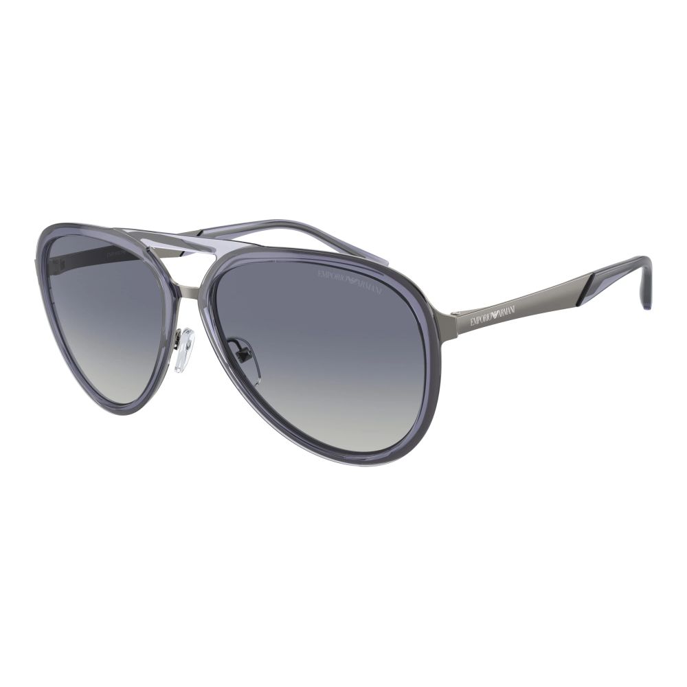 Emporio Armani Blue Metal Sunglasses | Regal Royce