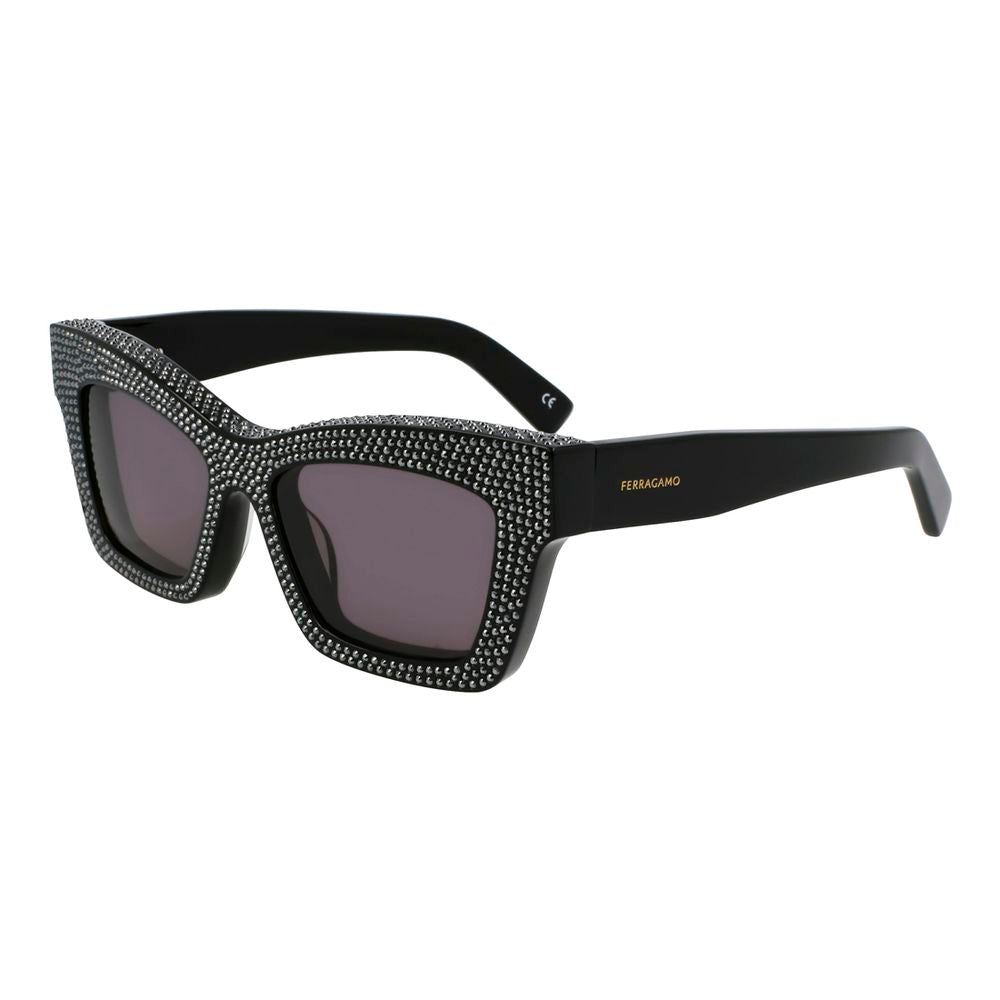Ferragamo Black Acetate Sunglasses | Regal Royce