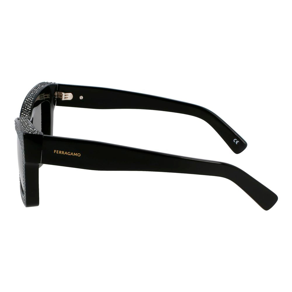Ferragamo Black Acetate Sunglasses | Regal Royce