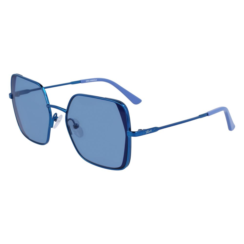 Karl Lagerfeld Blue Metal Sunglasses | Regal Royce