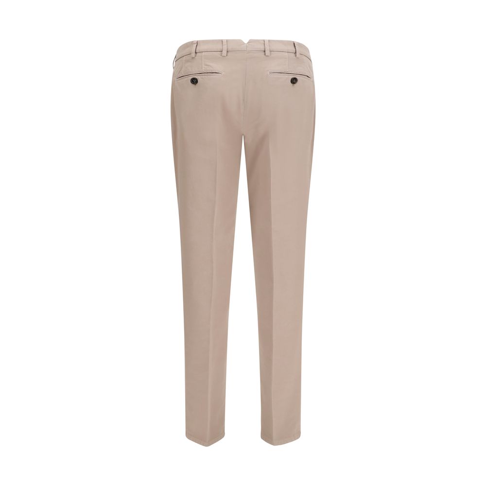 Brunello Cucinelli Beige Cotton Casual Pants | Regal Royce