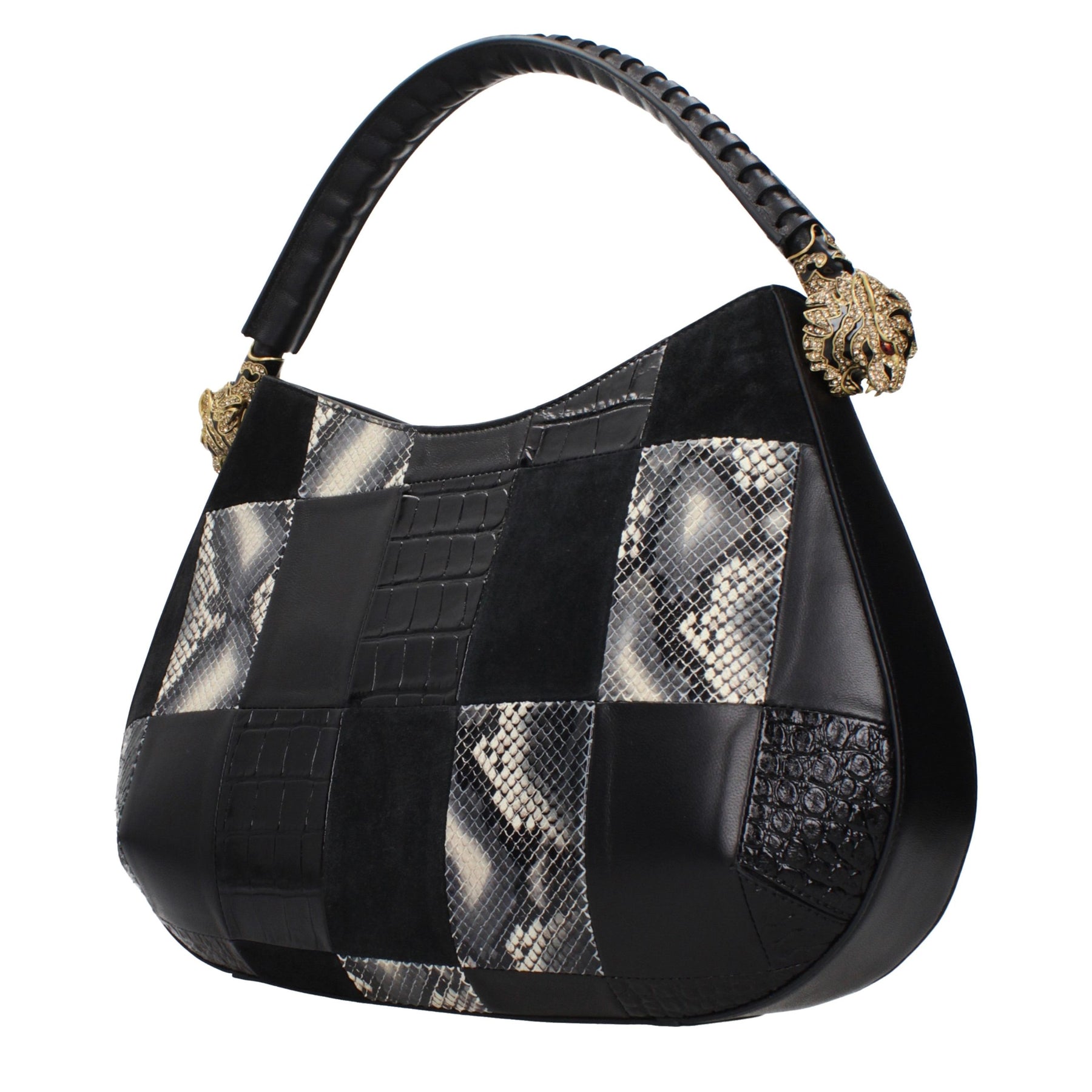 Roberto Cavalli Black Leather Handbag | Regal Royce