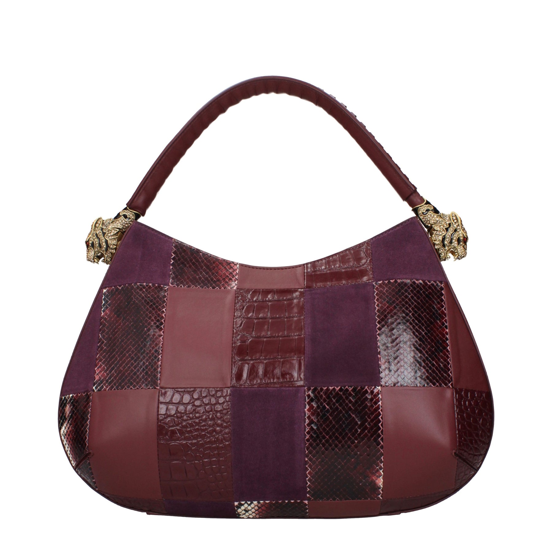 Roberto Cavalli Purple Leather Handbag | Regal Royce