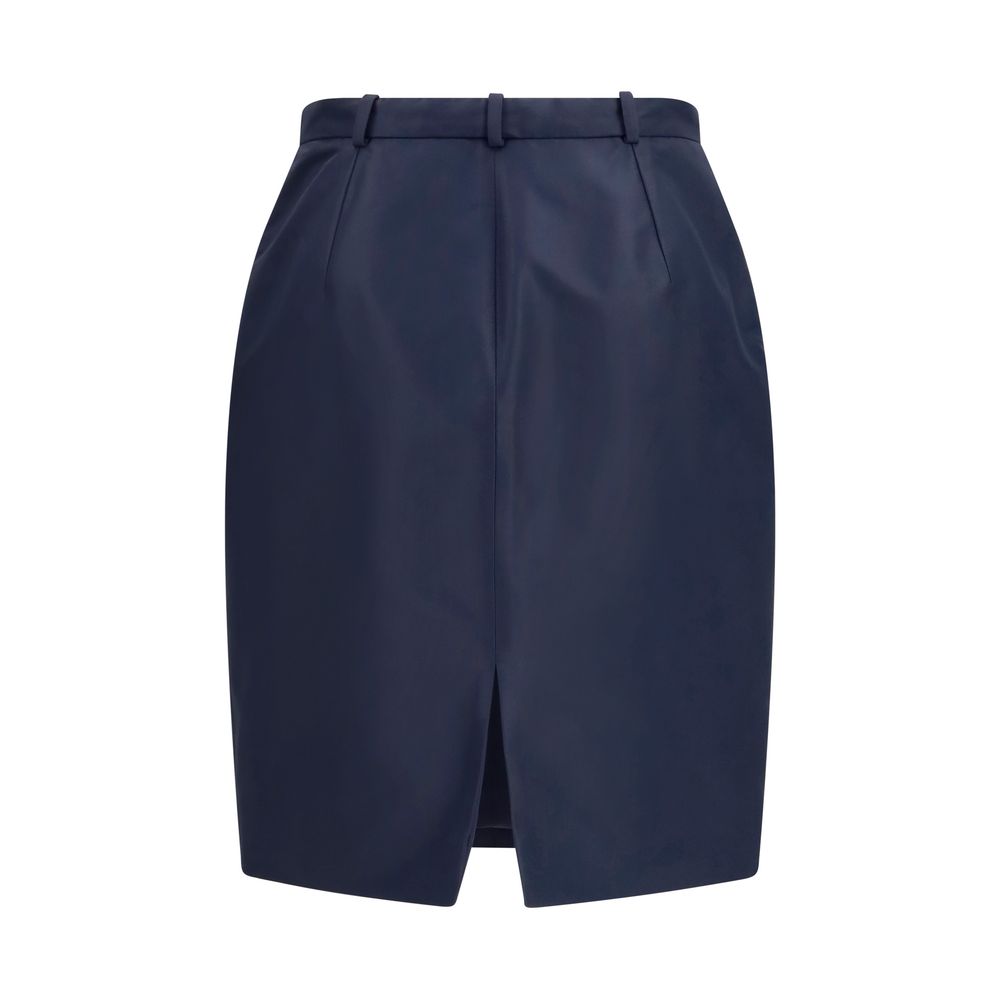 Gucci Blue Silk Skirt | Regal Royce